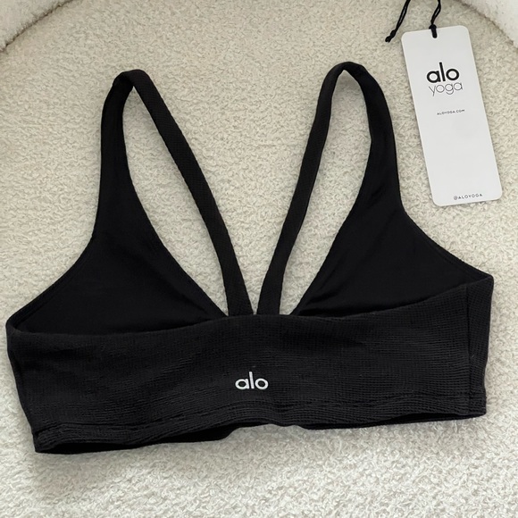 ALO Micro Waffle Pleasant Bra - Picture 7 of 7